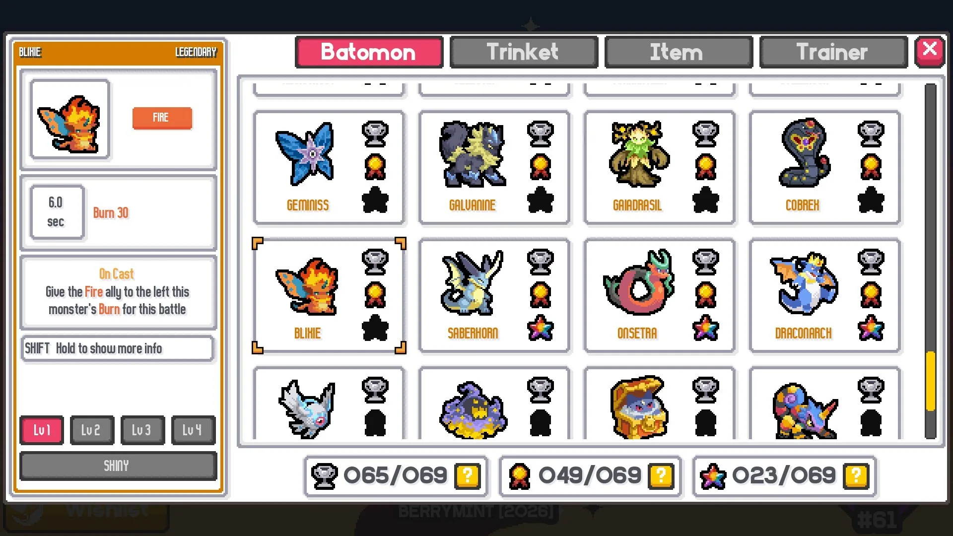 Steam store screenshot of Batomon Showdown, 1920 by 1080.